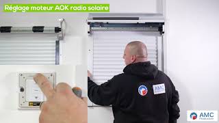 Réglage d'un moteur A-OK radio solaire