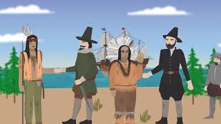 Thanksgiving 1621 by Simple History. Subtitled