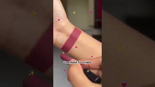 Colorbar lipstick swatch #lipstick #makeup #trending #youtube #youtubeshorts #review #shortvideo