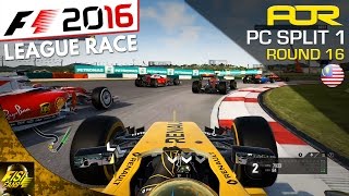 F1 2016 | AOR PC League Race (Split 1): Round 16 - Malaysia