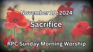 RPC Sunday Worship - November 10, 2024