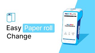 How to insert paper roll in Paytm Card Machine