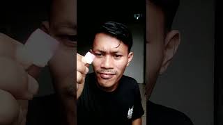 #shorts makan permen pruzz rasa jambu pake tinta hitam #tiktok