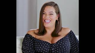 Ashley Graham busty & laughing about her hiccups!?  VIDEO LOOP!