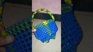 Blue yellow Poojai koodai with frame #shorts