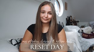 RESET DAY | cosy saturday, cleaning & autumn chats