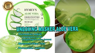 UNBOXING MASKER ALOE VERA - Menghilangkan Jerawat Dan Bekas Jerawat✅