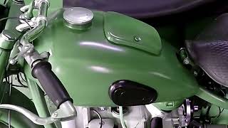 Restored motorcycle 1941 1960 release  In this video you can see the motocucle in five colors