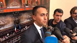 Il ministro Di Maio era in diretta dalla Camera