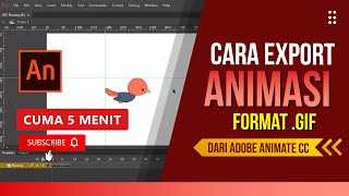 Begini Cara Export Animasi ke Format GIF dari Adobe Animate CC 2017