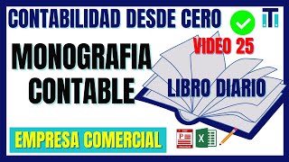 ✏📚 Monografía Contable completa de una empresa comercial Excel | Contabilidad desde cero VIDEO 25