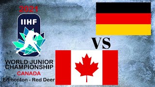 Canada vs Germany FULL GAME HD | 2021 WJC | Preliminary Round