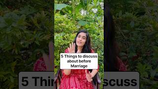 5 Things to discuss before marriage #marriage #married #marry