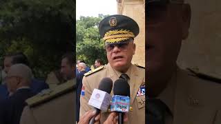 Carlos Antonio Fernández Onofre Ministro Defensa teniente general dice que la verja p. avanza firme