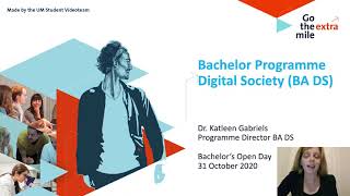 Programme video Bachelor Digital Society