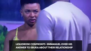 Trouble in paradise! Liquorose confronts Emma after eviction prank| BBNAIJA 2021