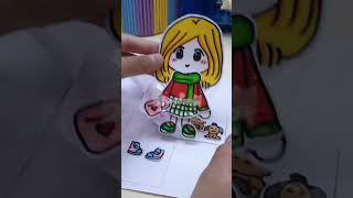 My Own Paper Doll Part 2 #paperdoll #paperdolls #papercraft