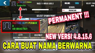 TUTORIAL CARA BUAT NAMA BERWARNA IN NEW VERSI CAR PARKING MULTIPLAYER 4.8.15.6