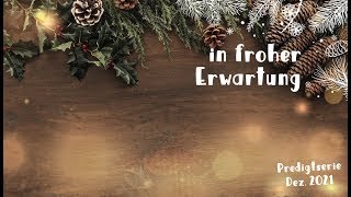 3. Advent - Von Josef lernen - Predigt 12.12.2021