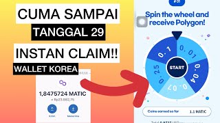 AIRDROP CRYPTO TERBARU GRATIS KOIN MATIC INSTAN D'CENT WALLET