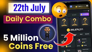 Hamster Kombat Daily Combo 22 July | Today Daily Combo | Hamster Daily Combo Today | Daily Combo