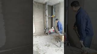 Plaster machine for wall