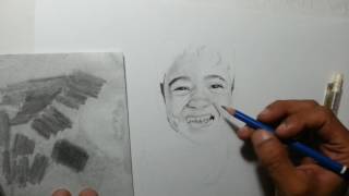 "munting ngiti" timelapse sketch part 3