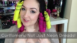 Curlformers Tutorial: Curl Your Hair With Little/No Heat! Plus Softhood Demo.