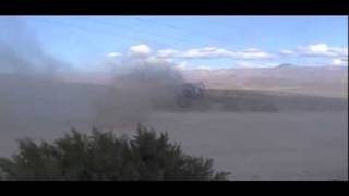 Billy Skinner Buggy Offroad Racing Roll Over Crash SCORE Laughlin 2006