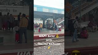 WAP-7 Entry 😎withSealdah Rajdhani ⚡ #train #status #trending #viral #music #love #shorts #short