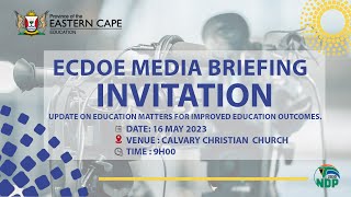 ECDOE Media Briefing Invitation,