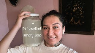 3 ingredient laundry soap