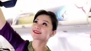 Pramugari cantik berhijab sriwijaya air indonesia🇲🇨