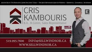 Spectacular New Listing @ 2287 Victoria Ave, Windsor - Cris Kambouris of Manor Windsor Realty Ltd.