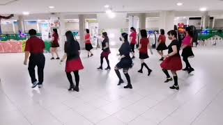 Ada Aku Disini Line Dance Demo By: D'Sisters & Friends LDG @Roosamekto#linedance #cjlclan