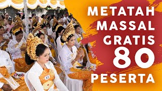 Metatah Massal Gratis di Jembrana | Mencapai 80 Peserta | Pasraman Santhi Yadnya