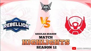 Rebellion Zion VS Bigetron Alpha Week 3 Day 3 | Game 1 & 2 | Highlights MPL ID S12