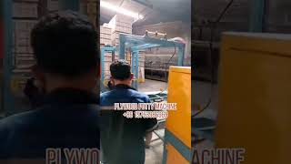 Wood panel automatic putty machine, plywood putty line