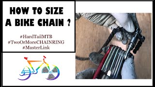 HOW TO SIZE A BIKE CHAIN | Hard Tail MTB | Master Link | Rad Cyclist