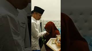 ahirnya kk fajar sama mbk icha nikah juga.... ikut seneng #IZIN//upload// kk fajar sama mbk icha