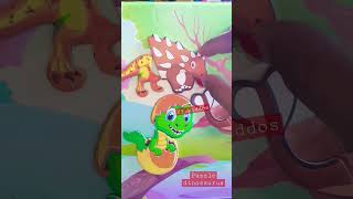 Dinosaurus puzzle yg lucu