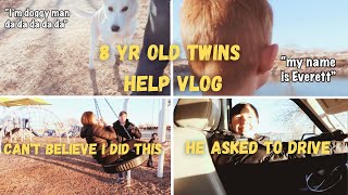 Twins help vlog on family day (**Hilarious)