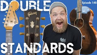 Acoustic VS Electric Guitar Double Standards...Guitar Hunter Live Episode 148