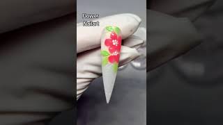 Flower nail art