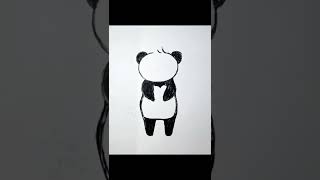 Cute panda Love  Drawing  | Cute Love emoji  #emoji #shorts #youtubeshorts