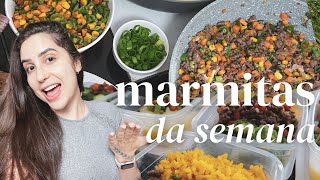 FAZENDO AS MARMITAS DA SEMANA: cardápio, dicas, valores, organização & mais