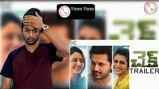 Check Telugu Movie Trailer | Nithiin | Rakul Preet | Priya Varrier | Reaction | Vinnu Vinay