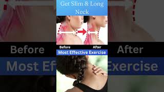 How to Get a Slim and Long Neck #exercise #youtubeshort #ytshorts