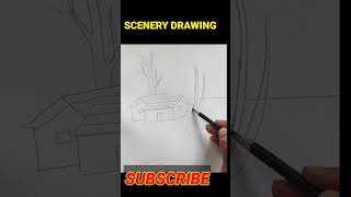 HOW TO DRAW SCENERY#shortsviral#shorts#trending