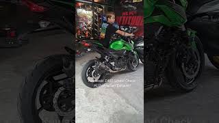 Kawasaki Z400 Sound Check ALPHA villain Exhaust!